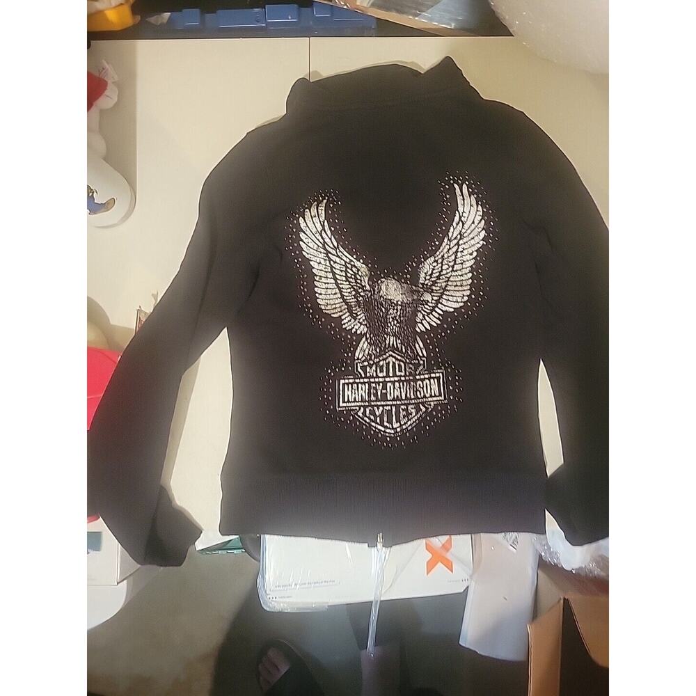 Harley-Davidson - Full Zip Jacket w/ Hood- Women’s Size Small Eagle